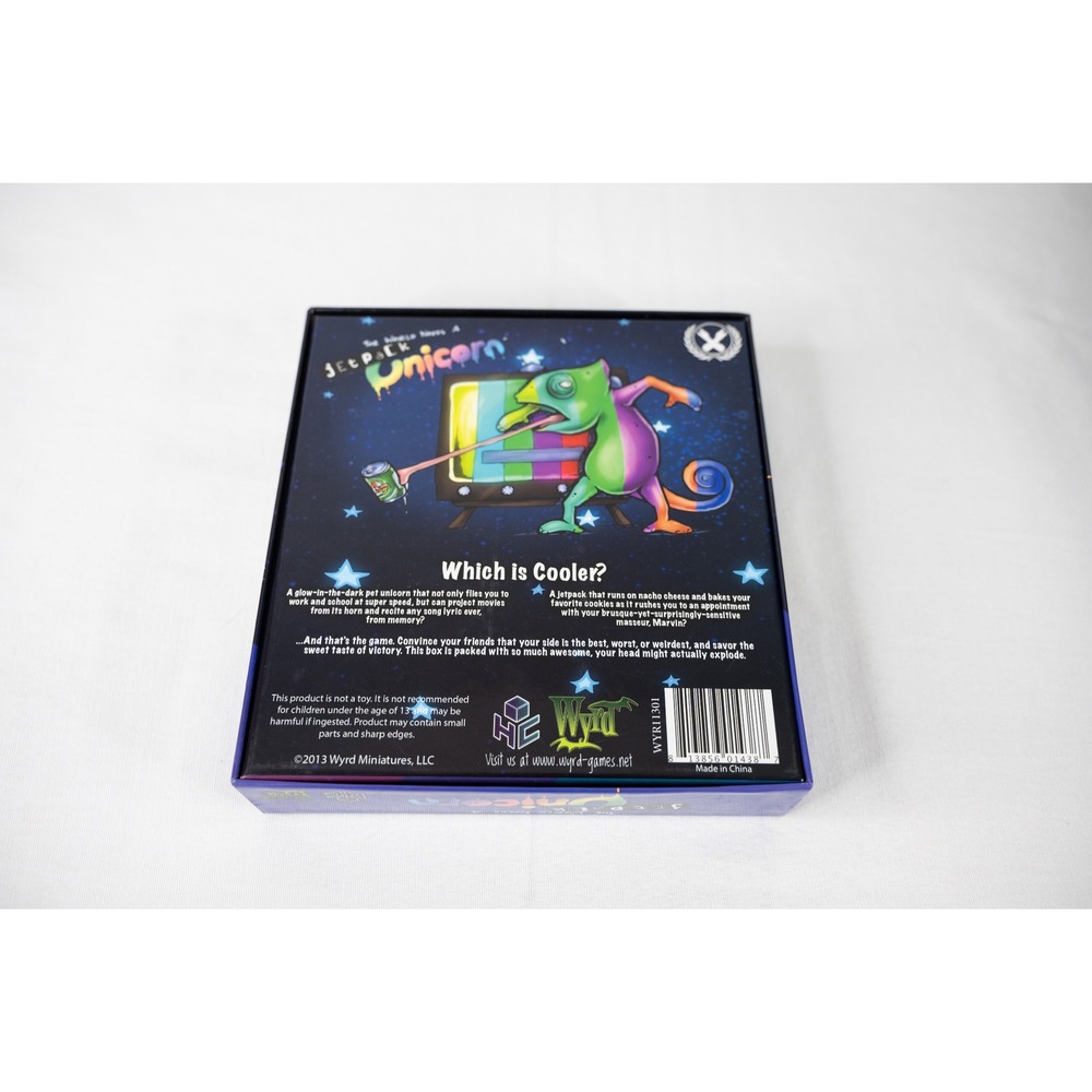 Wyrd Miniatures The World Needs a Jetpack Unicorn Game Party Card Game - Picture 2 of 3